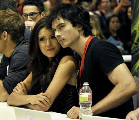 Ian E Nina, Damon And Elena, Ian And Nina, Ian Joseph Somerhalder, Ian Somerhalder Vampire Diaries, Vampire Diaries Poster, Katerina Petrova, Damon Salvatore Vampire Diaries, Vampier Diaries