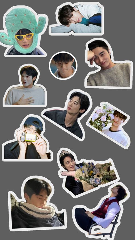 Printable sticker Kang Ho Song, Byeon Woo Seok, Scrapbook Stickers Printable, Birthday Planning, Light Of The World, Scrapbook Stickers, Printable Stickers, Boyfriend Pictures, Chanyeol