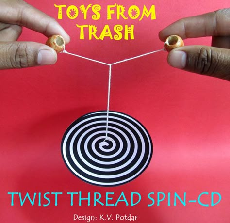 Toys from Trash-awesome website, who needs tv Toys From Trash, Old Cd, Baby Boy Knitting Patterns, Cd Crafts, Science Toys, Science Project, Stem Toys, Childrens Crafts, Stem Activities