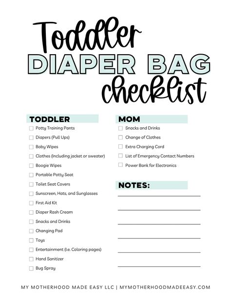 Toddler Diaper Bag Essentials, Toddler Bag Essentials, Daycare Backpack, Toddler Diaper Bag, Disney Diaper Bag, Diaper Bag Checklist, Toddler Foods, Diaper Bag Essentials, Baby Changing Station