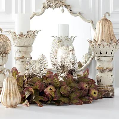 COUNT YOUR BLESSINGS | Shop Sales Events Antique Farmhouse Mercury Glass Pumpkins, Count Your Blessings, Swag Wreath, Candle Matches, Glass Pumpkins, Floral Garland, Beautiful Centerpieces, Entry Door, Antique Farmhouse