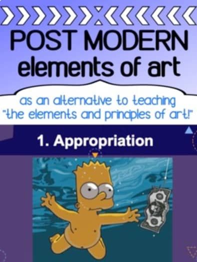 Cart | TPT Post Modern Art, Elements And Principles Of Art, Art Classroom Management, Art Teacher Resources, High School Art Lessons, Middle School Art Projects, Middle School Lessons, Art Assignments, Elements And Principles