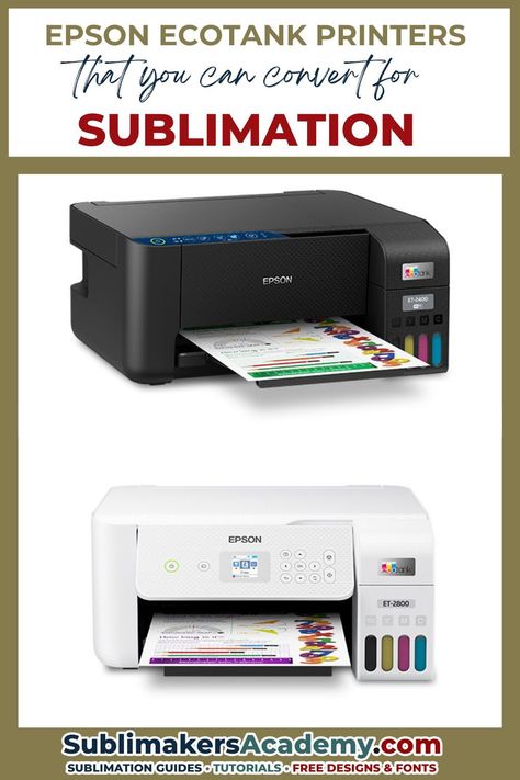 Epson Ecotank Printer, Make Your Own Mug, Epson Printer, Sublime Shirt, Best Poses For Pictures, Sublimation Printer, Cricut Tutorials, Photo Printer, Inkjet Printer