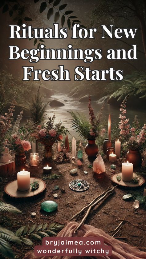 Looking for a fresh start? Explore witchcraft rituals designed to help you embrace new beginnings and release what no longer serves you. This article shares rituals like space cleansing, intention-setting spells, and symbolic actions such as planting seeds or burning written goals. Perfect for anyone ready to make a positive change and manifest new possibilities in their life. New Home Blessing Witchcraft, Ritual For New Beginnings, Spell For New Beginnings, New Years Manifestation Ritual, New House Cleansing Ritual, New Beginning Spell, Cleansing Rituals Witchcraft, New Years Cleanse Ritual, Wiccan New Year Rituals