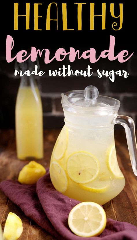 Need a refreshing drink when following keto? This sugar free lemonade recipe is perfect for you! With only 5 ingredients, it's simple to make and delicious too! This recipe uses my easy low carb syrup that can be made in less than 3 minutes. No special equipment or complicated methods at all. It tastes like real lemonade and uses freshly squeezed lemon juice but is 90% less carbs than the traditional lemonade. By using keto friendly sweeteners, you won't have any cravings while staying on ... Real Lemonade Recipe, Simple Syrup Lemonade Recipe, Sugar Free Lemonade Recipe, Lemonade With Lemon Juice, Fresh Lemonade Recipe, Lemonade Tea Recipe, Good Lemonade Recipe, Easy Lemonade Recipe, Healthy Lemonade