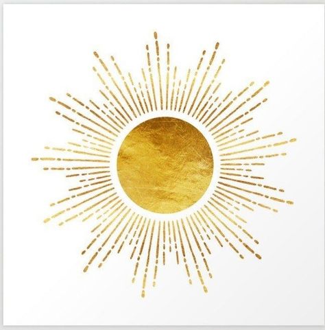 Radial Design, Sun Logo, Golden Sun, Sun Art, Gold Sun, Fall Prints, White Hot, Shape Design, Stars And Moon