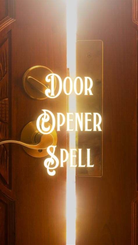 Door Opener Psalm Spell Psalms Spells, Psalm Magic, Hoodoo Spells, Good Luck Spells, Luck Spells, Stuck In A Rut, Feel Stuck, Opening Doors, Good Prayers