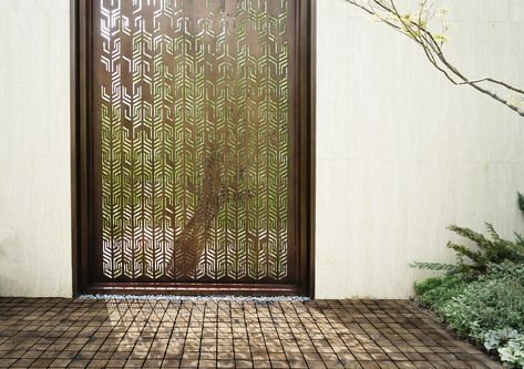 Light and shadow | Landscape of Wanguofu « Landezine International Landscape Award LILA Shadow Landscape, Acer Trees, Modern Japanese Homes, Photo Museum, Room Partitions, House Image, Architecture Sketchbook, Door Design Modern, Privacy Panels