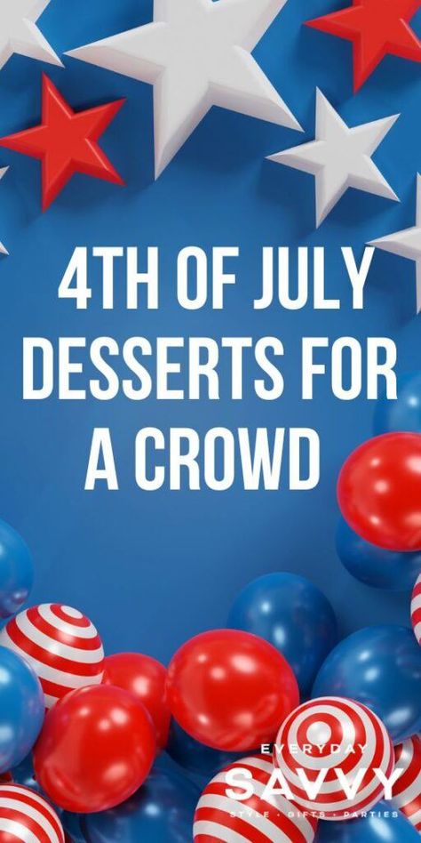 4th of July Desserts for a crowd 4th Of July Dessert For A Crowd, Fourth Of July Desserts For A Crowd, 4th Of July Food For A Crowd, 4th Of July Desserts For A Crowd, Mini Dessert Easy, Strawberry Jello Cake, Mini Fruit Pizzas, Sour Cream Sugar Cookies, No Bake Blueberry Cheesecake