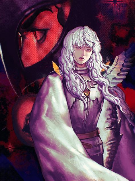 Berserk Fanart, Berserk Griffith, Griffith Berserk, Profile Pics, Beautiful Fantasy Art, Handsome Anime Guys, Handsome Anime, Live Wallpapers, Art Reference Photos