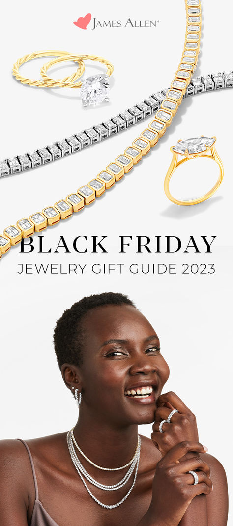 Black Friday is approaching and this year, the deals are coming in HOT! 🛍️ Take a look at our jewelry gift guide to start tackling your holiday gift list, and keep a look out for our #BlackFriday savings! 👀 Black Friday Jewelry, Holiday Gift List, Jewelry Gift Guide, Trending Engagement Rings, Ring Trends, Gift List, Black Friday Deals, James Allen, In Hot