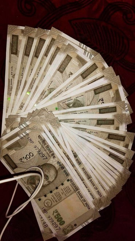 Indian Money, Money Images Cash Indian, Money Vision Board, Money Notes, Money Collection, Vision Board Images, Fake Money, Money Images, Money Stacks