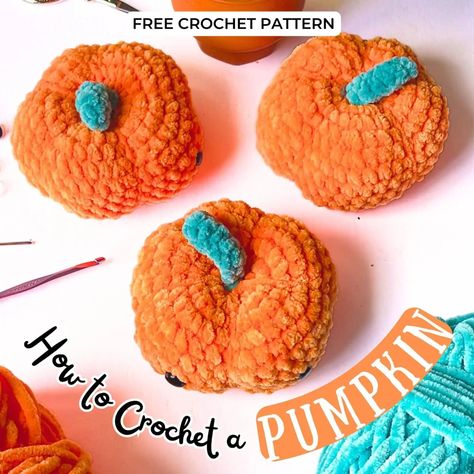 EASY Crochet Pumpkin Pattern for Beginners (Amigurumi Plushie) - Stardust Gold Crochet All Free Crochet Patterns, Easy Crochet Pumpkin, Pumpkin Patterns Free, Crochet Pumpkins, Single Crochet Decrease, Easy Crochet Baby Blanket, Crochet Decrease, Easy Crochet Baby, All Free Crochet