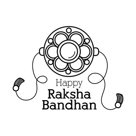 happy raksha bandhan flower wristband accessory line style Raksha Bandhan Drawing Easy, Rakha Bandhan Drawing, Raksha Bandhan Sketch, Rakhi Drawing For Kids, Rakhi Drawing, Rakhi Drawing On Paper, Rakhi Colouring Worksheet, Rakhi Drawing Sketch, Raksha Bandhan Drawing For Kids