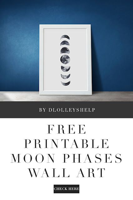 Moon Phases Art, Journal Printables, Book Of Shadows, Moon Phases, Art Techniques, Hand Lettering, Free Printable, Free Printables, Printable Art