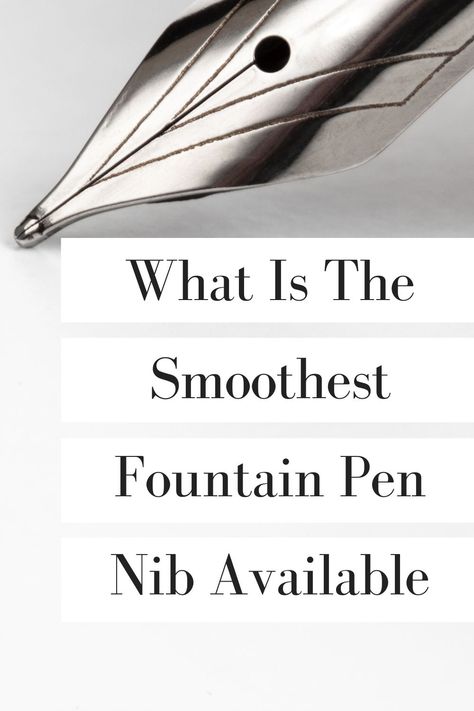 In this article, we go over what we feel is the smoothest fountain pen nib on the market right now as well as how it is able to improve your writing performance! Aesthetic Pens, Fountain Pens Writing, Wood Turning Pens, Parker Fountain Pen, Best Fountain Pen, Fountain Pens Calligraphy, Modern Fountain, Calligraphy Tools, Diy Scent