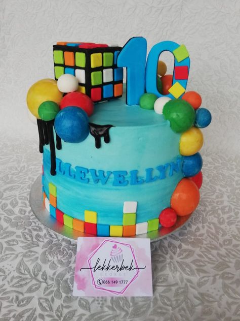 Rubix cube cake Rubix Cube Cake, Cash Cake, Birthdays Cakes, Cube Cake, 8 Birthday, Birthday Cake With Flowers, Cake With Flowers, Rubix Cube, 12th Birthday