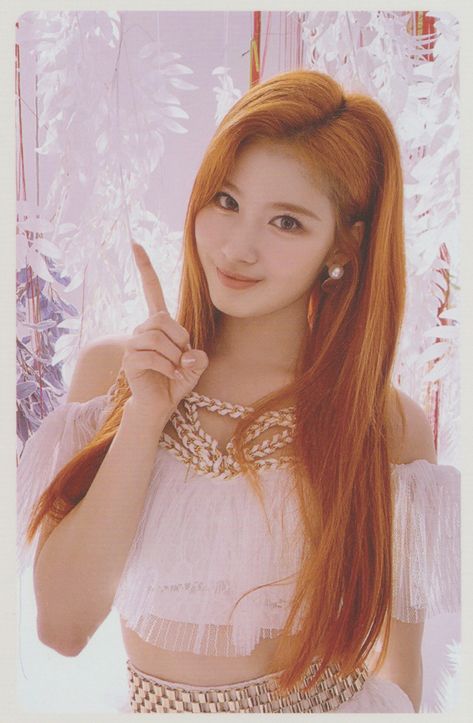 TWICE sana more & more photocard scan ver b Sana More & More, More More Twice, Twice More & More, Yein Lovelyz, Hello Venus, Sana Minatozaki, Twice Once, Minatozaki Sana, Odd Eyes