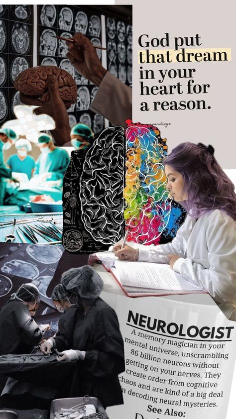 #Neurologist aesthetic ,# Doctor , # 🧠 Brain Study Motivation Pics, Future Neurosurgeon, Medschool Motivation, I Will Be A Doctor, Doctor Core, Medicine Inspiration, Doctor Dream, Doctor Motivation, Neurologist Doctors