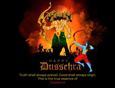 Happy Dussehra - Social Media Posts on Behance Dussera Wishes, Happy Dussehra Photos, Diwali Painting, Happy Dusshera, Happy Dussehra, I Love You God, Durga Images, Instagram Story Filters, Lord Rama