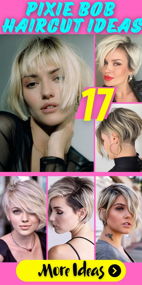 Pixie Bob Haircut: A Modern Twist on a Classic Style: Take your hairstyle to the next level with the contemporary allure of a pixie bob haircut. This fusion of two iconic haircuts creates a look that's fresh, stylish, and versatile. Whether you prefer a short or long version, the pixie bob haircut adds a touch of sophistication to your overall appearance. With its layered and textured finish, this haircut is perfect for those seeking a low-maintenance yet fashion-forward style. Angled Pixie Bob, Pixie Bob For Fine Hair, Iconic Haircuts, Short Undercut Pixie, Fashionable Hairstyles, Classic Pixie, Short Undercut, Pixie Bob Hairstyles, Long Side Bangs