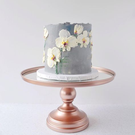 Brushstroke Cake, Orchid Cake, Savory Cakes, Cake Easy, Magic Cake, Salty Cake, Painted Cakes, Coconut Cake, Pumpkin Cake