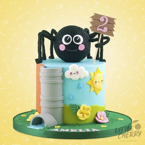 Itsy Bitsy Spider Birthday Party, Poppy From Trolls, Incy Wincy Spider, Trolls Birthday Cake, Spider Cake, Trolls Cake, Simple Birthday Party, Frozen Birthday Cake, Rodeo Birthday