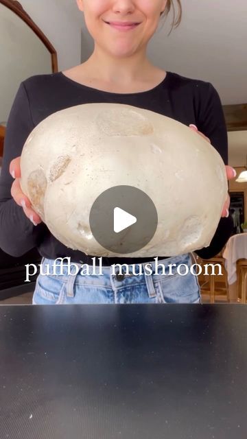 2.4M views · 156K likes | Carleigh Bodrug on Instagram: "🍄 every fall I love to post this video of my dad and I foraging a puffball mushroom. 💖These gigantic mushrooms grow across North America every autumn. 🤌🏼They have a perfectly opaque centre and are delicious battered and baked! I have my full puffball recipe at PlantYou Dot com :) #puffball #puffballmushroom #mushroomrecipe #healthy #vegan #plantbased #foraging #foragingrecipes #vegan #veganfood #veganchicken #recipe #recipes" Puffball Recipes, Mushroom Popcorn Recipes, Puff Ball Mushroom Recipes, Puffball Mushroom Recipes, Puffball Mushroom Pizza, Puff Ball Mushroom, Vegan Battered Mushrooms, Giant Puffball Mushroom Recipe, Monster Mushroom