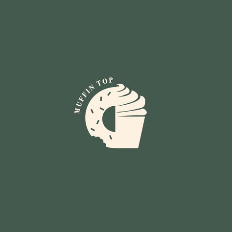 Coffee Bakery Logo, Donut Illustration Cute, Muffin Logo, Cafe Logo Ideas Creative, Donut Logo Design, Donuts Illustration, Sweets Logo Design Ideas, Bakery Logo Design Ideas Creative, Donut Logo Design Ideas