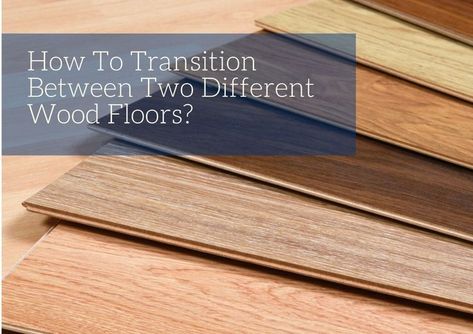 The quickest and simplest way to tie your home’s design together is to use the same type of wood flooring throughout. However, making the choice to have a transition between two types of wood flooring can give your home a unique and stylish look! In this blog, you’ll learn how to make a smooth transition between two different wood floors. This will give you a good idea of how to plan your upcoming project. 2 Different Hardwood Floors Transition, Two Different Wood Floors Transitioning Stairs, Two Wood Floors Transition, Wood To Wood Floor Transitions Between Rooms, How To Transition Different Wood Floors, Mixing Wood Floors Transition, Two Types Of Flooring In One Room, How To Mix Different Wood Floors, Transition Hardwood To Hardwood