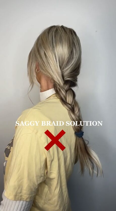 How To Regular Braid Your Own Hair, Braid Hairstyles Fine Hair, How To Do A Loose Side Braid, Low Loose Braid, How To Braid With Layered Hair, How To Make A Braid Look Thicker, How To Braid The Back Of Your Head, Braiding Hair Hacks, Loose Side Braid Hairstyles