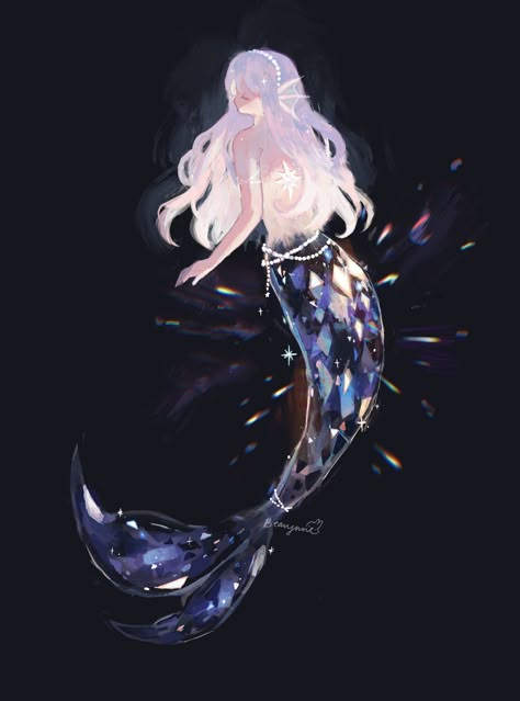 nynne ☁️ on Twitter: "crystal mermaid 💎 https://t.co/ljF3yj95DV" / Twitter Mermaid Anime, Crystal Mermaid, Anime Mermaid, Mermaid Artwork, Fantasy Mermaids, Mermaid Drawings, Mermaid Aesthetic, Mermaids And Mermen, Mermaid Art