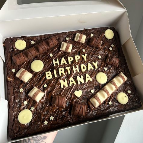 POV: you’re now the favourite grandchild after getting them a The Baked & Boxed Co personalised brownie slab for their birthday 😋 Brownie Slab, The Favourite, Grandchildren, Happy Birthday, Baking, Birthday, Books, Quick Saves