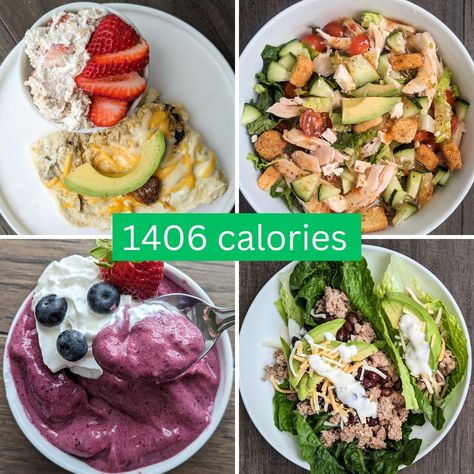 Wednesday Meals with 1406 Calories 140 g protein 140g Protein, Wednesday Meals, 1600 Calorie Meal Plan, 1400 Calorie Meal Plan, Bodybuilding Meal Plan, Competition Diet, Free Weekly Meal Plan, Calorie Meal Plan, Health Dinner