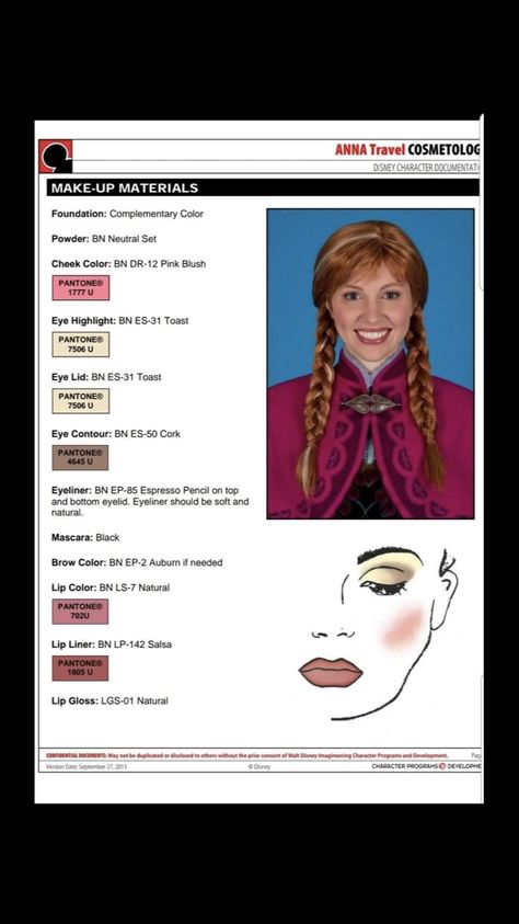 Disney Princesses Makeup, Princesses Makeup, Anna Makeup, Disney Princess Makeup, Frozen Face, Makeup Life Hacks, Princess Face, Princess Parking, Anna Disney