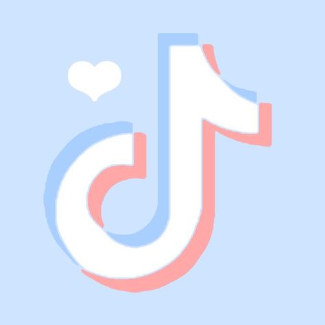 Blue Icons Phone, Cinnamonroll Icons, Apps Kawaii, Blue Apps, All Apps Icon, Tiktok Logo, Heart App, Tiktok Icon, Iphone Logo