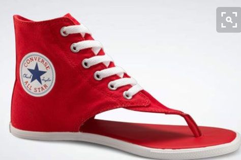 Converse Sandals, Converse Hightop, Funny Shoes, Ugly Shoes, Wibbly Wobbly Timey Wimey Stuff, Timey Wimey Stuff, Crazy Shoes, Red Shoes, Converse All Star