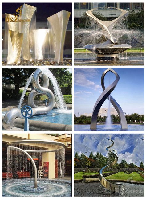 Extra large modern outdoor fountains Plant Fountain, Wall Fountain Outdoor, Animal Fountain, Outdoor Water Fountains, Modern Outdoor Fountains, Large Outdoor Fountains, Fountain Outdoor, Fountain Park, Outdoor Wall Fountains