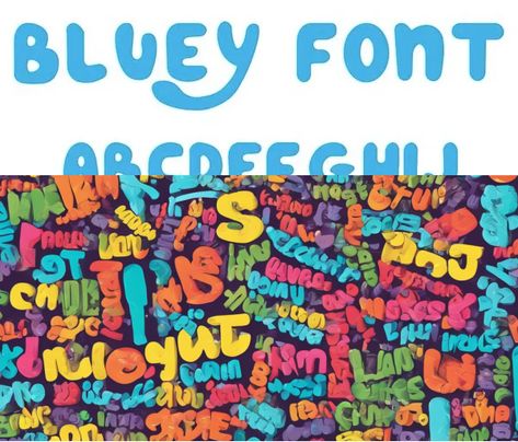 Free Bluey Font Download - Fontz.Co Cute Fonts, Wedding Fonts, Font Download, Whimsical Fashion, Sans Serif Fonts, Download Fonts, Script Fonts, Serif Fonts, Cool Fonts