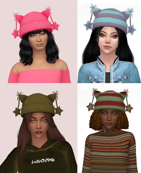 Sims 4 Mm Cc Accessories, Sims 4 Cc Ushanka Hat, Sims 4 Cat Beanie, Cat Hat Sims 4 Cc, Sims 4 Cc Head Accessories, Sims 4 Cc Hats Maxis Match, Ts4 Hats Cc, Sims 4 Cc Beanie, Sims 4 Cc Bonnet