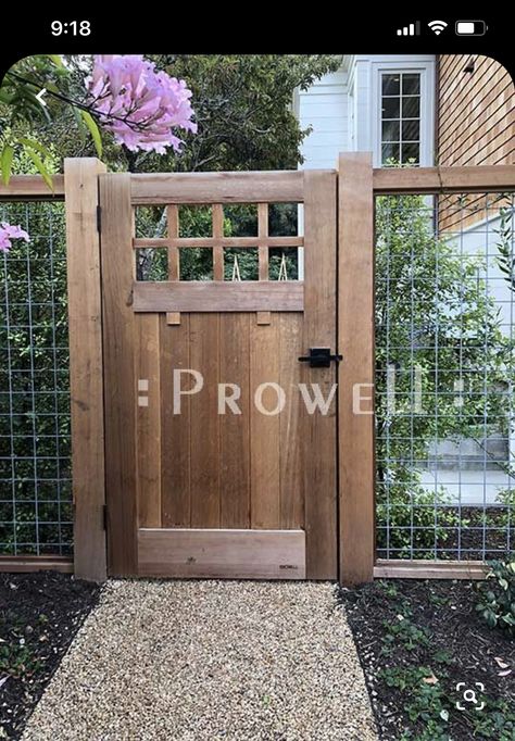 Garden Gates Ideas, Wood Garden Gate, Basement Patio, Gates Ideas, Tor Design, Wooden Garden Gate, Backyard Gates, Garden Gates And Fencing, Garden Gate Design