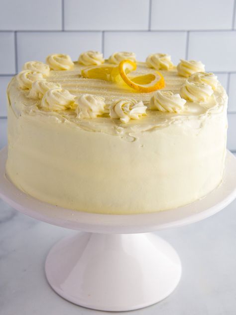 Easy Gluten Free Lemon Cake, Lemon Cake Gluten Free, Lemon Cake From Scratch, Gluten Free Lemon Cake, Make Cupcakes, Lemon Layer Cakes, Gluten Free Cake Recipe, Lemon Cake Recipe, Leftover Cake