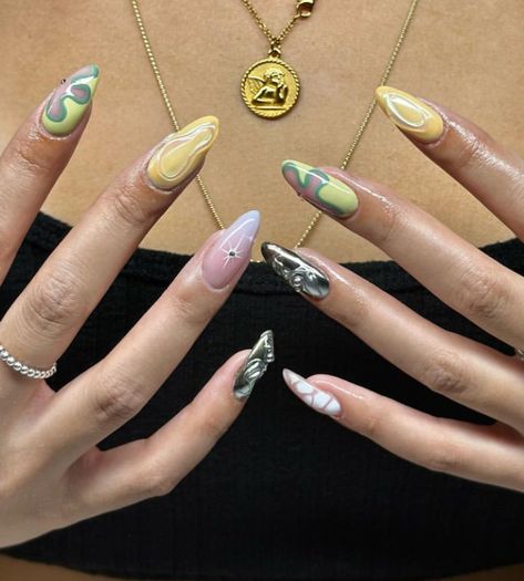 #nail #nails #nailart #naildesign #discover #kesfet Match Nails, Kylie Nails, May Nails, Nail Design Inspiration, Trendy Nail Design, Yellow Nails, Fire Nails, Coffin Nails Designs, Classy Nails