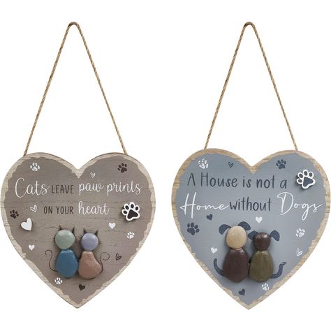 Pet Christmas Ornament | Personalized Gift#pawfectornaments #adorableornaments #petloverchristmas #petdecor Mini Company Ideas, Plaques Ideas, Cricket Joy Projects, Cricket Joy Projects Craft Ideas, Wooden Hearts Crafts, Pet Christmas Ornaments, Communal Area, Foam Christmas Ornaments, Pebble Crafts