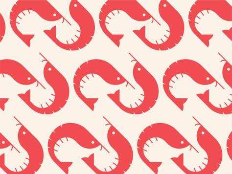 Shrimp hot sauce by Nick Edlin on Dribbble Shrimp Logo Design, Seafood Logo Design Ideas, Seafood Design Graphics, Shrimp Background, Shrimp Illustration Design, Shrimp Illustrations, Prawn Food Illustration, Seafood Illustration, Shrimp Design