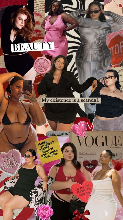 A love letter to my fellow plus sized girlies #plussize #plussizefashion #women #love #lovecore #loveletter A Love Letter, Plus Sized, Love Letter, A Love, Mood Board, Plus Size