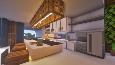 Are you looking for some exciting and cool kitchen ideas? This blog will give you the proper concept and guide about it. To provide a beautiful look for your house is not about decorating the exterior façade or the living room. To makes an entire home attractive, and you have to pay attention, especially to... Read More » The post 7 MINECRAFT KITCHEN DESIGNS AND DECORATING IDEAS appeared first on Working Mom Blog | Outside the Box Mom. Modern Kitchen Minecraft, Modern Minecraft Kitchen, Kitchen In Minecraft, Minecraft Kitchen Design, Kitchen Minecraft, Mansion Minecraft, Minecraft Kitchens, Modern Minecraft Houses, Case Minecraft