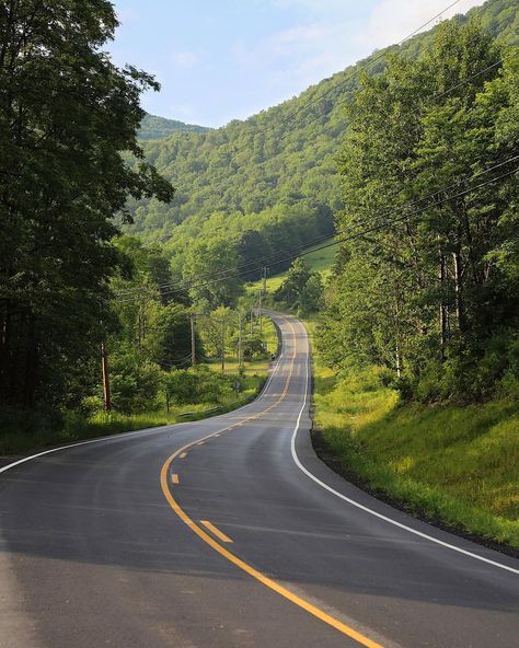 Beautiful Roads Photography, Day Trips From Nyc, Road Pic, Road With Trees, Road Scenery, Bakgerand Photo, Road Aesthetic, Day Trip To Nyc, Road Background