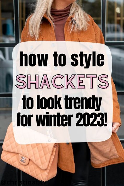 Outfit Trends 2023 Winter, Winter Shacket Outfit Women, Shacket Over Dress, Winter Outfit Women 2023, Coats 2023 Trend, Winter 2023 Fashion Trends Women Casual, 2023 Fall Plus Size Fashion, Winter Styles For Women 2023, Women’s Shacket Outfits