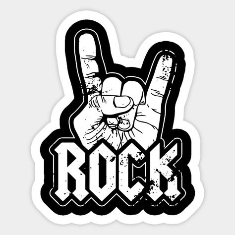 Metallica Band, Devil Horns, Band Stickers, Rock Hand, Band Metal, Cool Stickers, Metal Bands, Cool Bands, Hard Hats